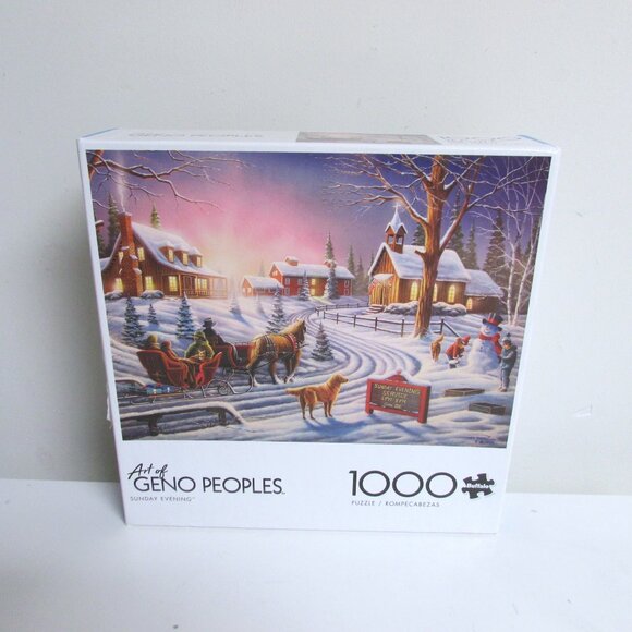 Buffalo Games Puzzles - Set of 4 Winter themed, 1000 pieces - Picture 7 of 16